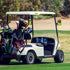 Newest Golf Cart Mirrors, 16.5" Panoramic Rear View and Folding Side Mirrors for Club Car