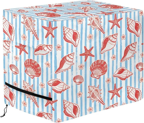 Xumfabuy Cooler Cover, Conch Print Outdoor Bar Cart Cover Compatible with Most 80