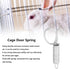 20PCS Metal Finger Spring Hook, Cage Door Spring Latch Hook for Animal Cages, Fixing Rabbit Pet Cage Door, Farming