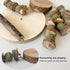 Genrico Gerbil Toys | Multifunctional Natural Wood Teether Treats - Gnawing Toys - for Gnawing and Chewing Small Pets