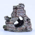 Mountain View Decor Rockery Landscape Rock Hiding Cave, Aquarium Ornament for Fish Tank Decoration