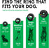 Goughnuts Rubber Dog Chew Toy, Medium 0.75, Green Ring