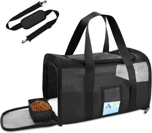 Refrze Pet Carrier Airline Approved, Cat Carriers for Medium Cats Small Cats,