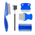 MEDUWEDU 5 Pack Flea & Lice Comb Set for Cats, Dogs &