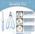 Deshedding Dog Brush - Undercoat Rake for Cats & Dogs - Double Sided Brush for Shedding and Dematting Comb Grooming