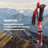 Outdoor Hiking Poles - Telescopic Collapsible Aluminium Alloy Walking Stick with Mud Rest and Storage Bag