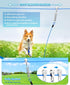 Upgraded Dog Runner for Yard, Trolley System with Elastic Cable for Large Dog