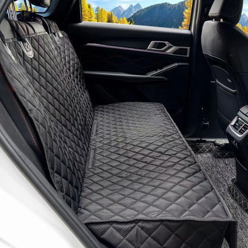 1PC Dog Car Seat Cover for Back Seat, Hard Bottom Back Seat