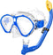 Gintenco Kids Snorkel Set, Unisex Diving Mask & Anti-Fog Diving Mask with Dry Top Snorkel Combo