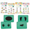 Really Good Stuff Mini Yoga Mats and Poster Set