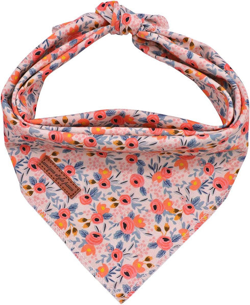 Unique Style Paws Dog Bandanas - Washable Cotton Triangle Scarfs for Small, Medium, Large Dogs