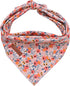 Unique Style Paws Dog Bandanas - Washable Cotton Triangle Scarfs for Small, Medium, Large Dogs