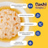 INABA Dashi Delights for Cats, Shredded Chicken with Bonito Flake Broth, 2.5 Ounce Cup, 12 Cups Total, Seafood Variety