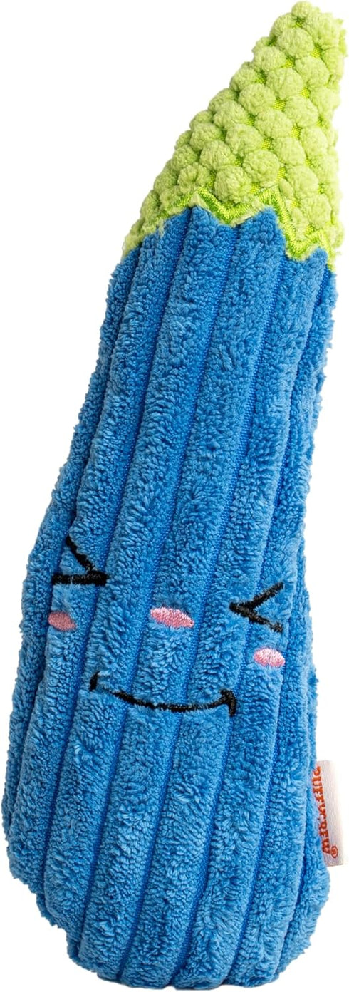 Squeaky Dog Plush Toy, Bite_Stick Collection, 8'', for Small and Medium Dogs (Eggplant)