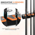 KastKing V15 Vertical Fishing Rod Holder – Wall Mounted Rack for 15 Rods or Combos, 17.25 Inches, Great Fishing Pole