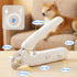 GJKQRJ 2-in-1 Pet Nail Clipper & Grinder Features Dual LED Lights, USB Rechargeable, Low-Noise Electric Grinding