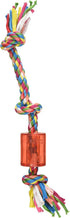 TPR Squeaky Cloth Rope 10-Inch, Small Mammoth
