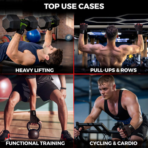 MhIL Workout Gloves for Men Comfortable Gym Gloves for Men with Enhanced Grip for Safety and Hand Protection Weight