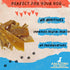 6 Inch Beef Tendon for Dogs, 5 Pcs/Pack, 100% Meat Dog Treat, Long Lasting Chew, Packaged in The USA