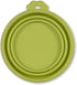 Cider Mills Petmate 23370 Silicone Round 3-Cup Travel Bowl for Pets, Go-Go Green