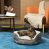 Indoor Cat Beds, Small Dog Bed, Calming Donut Cuddler Dog Beds, Soft Anxiety Cozy Pet Beds for Small/Medium Dogs