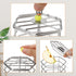 Hypeety Parrot Foraging Feeder, Stainless Steel, 4.09 x 4.09 x 3.85 in, Bird-safe, Dishwasher Safe, Filled with Nuts,