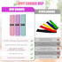 Resistance Bands for Working Out, Exercise Workout Bands for Women & Men, 3 Levels Elastic Stretch Bands for Exercise with Carry Bag for Physical Therapy, Home Fitness, Strength Training, Yoga by Hurdilen
