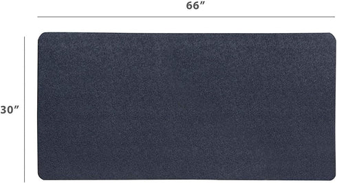 MotionTex Exercise Equipment Mat for Treadmill, Rowing Machine, Elliptical, Home Gym Floor Protection, 30" x 66"