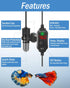 AquaMiracle 20W Adjustable Submersible Aquarium Heater with Digital Display Thermostat for 2-4 Gallon Tanks