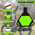 Reflective Triangle Sign, Bright Reflective Yield Symbol with Magic Adhesive Strap & Cord for High Visibility Safety