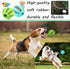 2 Pack Dog Toy Ball, Nontoxic Bite Resistant Teething Toys for Small/Medium/Large Dogs and Puppies, Chew Tooth Cleaning