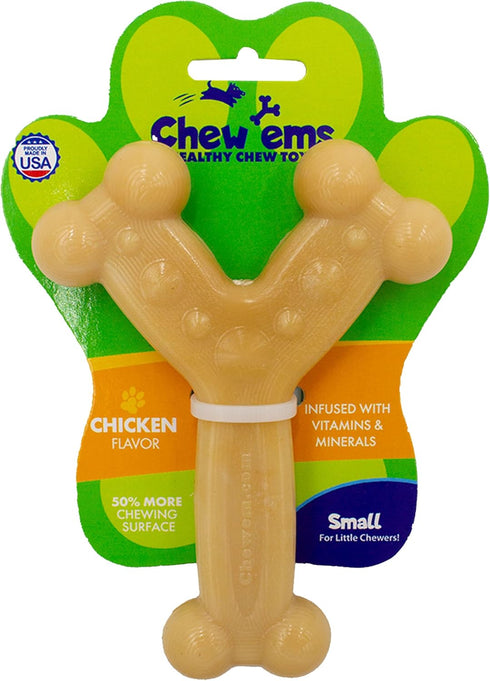 Chew'ems Durable Chew Toys for Small Dogs - Long-Lasting & Flavorful Chicken-Flavored Chew Dog Toys