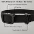 Waterproof Durable Dog Collar, Soft Lightweight Adjustable Collar for Active Dogs (Large, Black Pepper)
