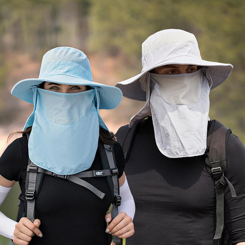 Sun Hats for Men and Women, Fishing Hat UPF 50+, Breathable Wide Brim Summer UV Protection