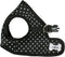 Puppia Dotty Step-in Vest Dog Harness, No Pull No Choke, Easy Wear for Small & Medium Dogs, Black