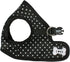 Puppia Dotty Step-in Vest Dog Harness, No Pull No Choke, Easy Wear for Small & Medium Dogs, Black