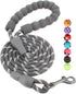 BAAPET Dog Leash 5FT-1/3'', Black, with Comfortable Padded Handle and Highly Reflective Threads for Dogs
