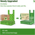 40 480 Counts Dog Poop Bags with Handles Large Size Rolls Big Sizes Leak Proof and Extra Thick Waste Bags Refill Rolls