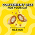 16 oz. Temptations Cat Treats MixUps Surfer's Delight, Tuna, Shrimp, Salmon Flavor, Crunchy and Soft Cat Treats, Tub
