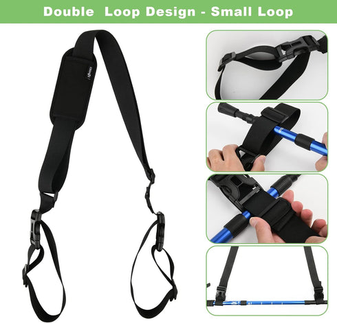 Cosmos Backpacking Adjustable Beach Chair Strap Scooter Shoulder Strap - Carry Strap for Carrying Beach Chair Foldable