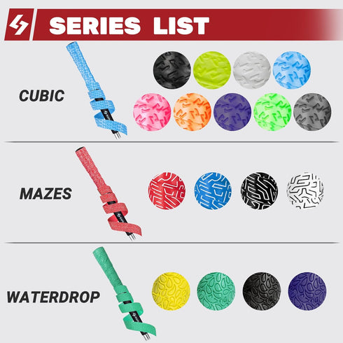 SAPLIZE Golf Grip Wrapping Tapes, 3 or 15 Pack Tacky PU Overgrip Tapes, New Regripping Solution for Golf Clubs