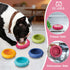 Dog Lick Bowl, Bestalk Wobbly Freeze Bowl Enrichment Feeder for Dogs, Anxiety Relief Lick Mat Puzzle Toy