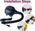110-120V 4 Nozzles, Electric Pump for Inflatables, Quick-Fill Air Mattress Pump for Air Bed Pool Toy Raft Boat, AC