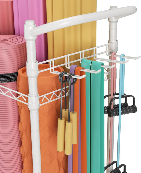 SINGAYE Dumbbell Rack and Balls Workout Equipment Storage Organizer with Hooks for Home Gym Storage