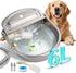 CBKKLHY Large Automatic Dog Water Dispenser Outdoor, Auto Refill Water Bowl for Dogs
