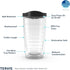 Tervis 16oz Texas State Flag Colossal Double Walled Insulated Tumbler Travel Cup - Made in USA, Clear