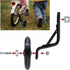 Pair of Bicycle Auxiliary Wheel, Children's Bicycle Accessories for 14", Flash Wheels Training Wheels for Kids Bike
