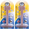 Bullibone Nylon Dog Chew Toy – Improves Dental Hygiene, Easy to Grip, Flavor Permeated (Beef, Large - 2 Pack).