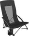 SONGMICS Portable Beach Chair for Adults, Max. Load 330 lb, High Backrest,