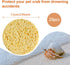 20 Pieces Hermit Crab Sponges, Real Sea Sponges in Yellow for Pet Hermit Crab Tank Humidity Supplies